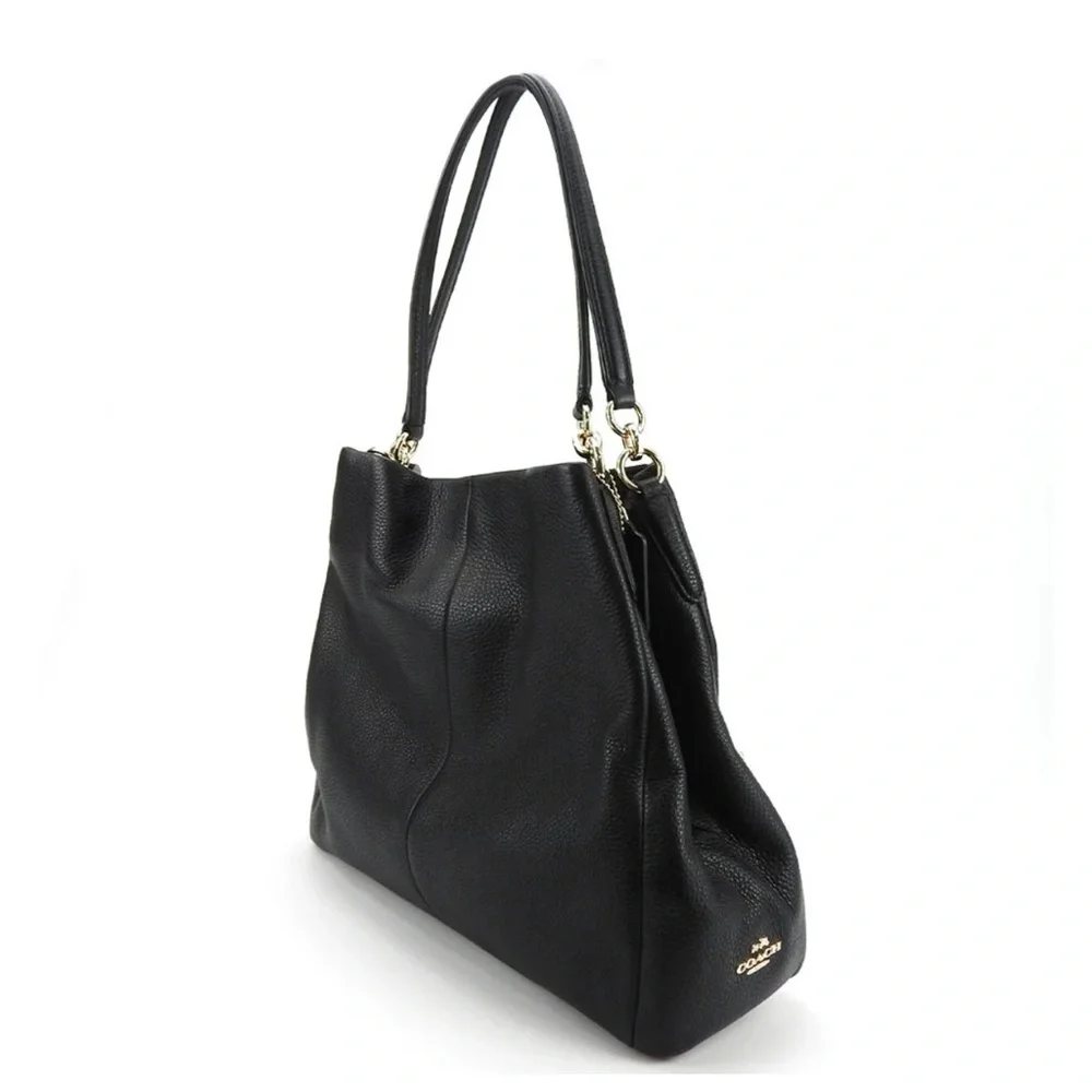 Vintage Coach Large Madison Phoebe Leather Shoulder Bag
